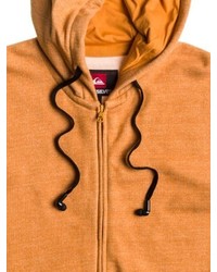 gelber Pullover mit einem Kapuze von Quiksilver