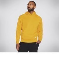 gelber Pullover mit einem Kapuze von Skechers