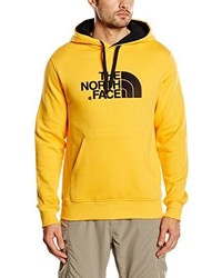 gelber Pullover mit einem Kapuze von The North Face