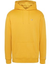 gelber Pullover mit einem Kapuze von Tommy Jeans