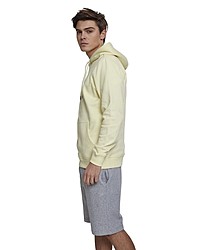 gelber Pullover mit einem Kapuze von Urban Classics