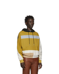 gelber Pullover mit einem Kapuze von Eckhaus Latta