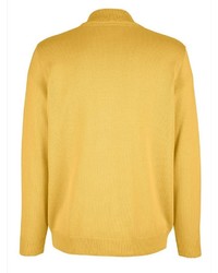 gelber Pullover mit einem Reißverschluß von ROGER KENT