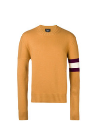 gelber Pullover mit einem Rundhalsausschnitt von Calvin Klein 205W39nyc