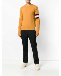 gelber Pullover mit einem Rundhalsausschnitt von Calvin Klein 205W39nyc