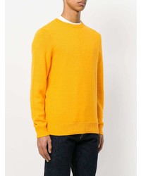 gelber Pullover mit einem Rundhalsausschnitt von A.P.C.