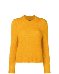 gelber Pullover mit einem Rundhalsausschnitt von Isabel Marant