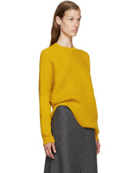 gelber Pullover mit einem Rundhalsausschnitt von Stella McCartney