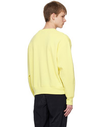 gelber Pullover mit einem Rundhalsausschnitt von Solid Homme