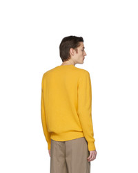 gelber Pullover mit einem Rundhalsausschnitt von Etro