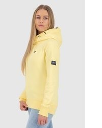 gelber Pullover mit einer Kapuze von alife & kickin