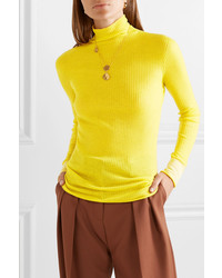 gelber Rollkragenpullover von Victoria Victoria Beckham