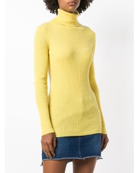 gelber Rollkragenpullover von Iris von Arnim