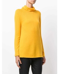 gelber Rollkragenpullover von Lamberto Losani