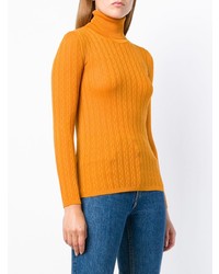 gelber Rollkragenpullover von M Missoni