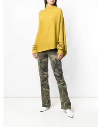 gelber Strick Oversize Pullover von MARQUES ALMEIDA