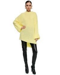 gelber Strick Oversize Pullover von Worldclassca