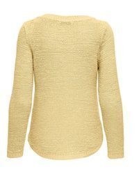 gelber Strick Pullover von Only
