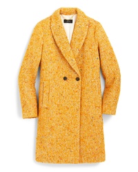 gelber Tweed Mantel