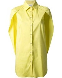 gelbes ärmelloses Hemd von Maison Martin Margiela