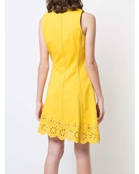 gelbes ausgestelltes Kleid von Derek Lam 10 Crosby