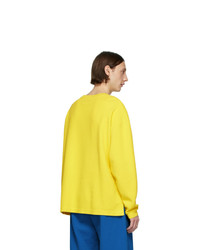 gelbes bedrucktes Langarmshirt von Noon Goons