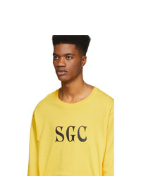 gelbes bedrucktes Langarmshirt von Stolen Girlfriends Club