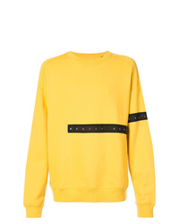 gelbes bedrucktes Sweatshirt von Mostly Heard Rarely Seen