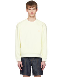 gelbes bedrucktes Sweatshirt von Solid Homme