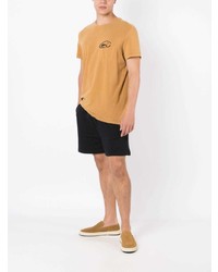 gelbes bedrucktes T-Shirt mit einem Rundhalsausschnitt von OSKLEN