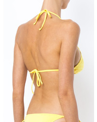 gelbes Bikinioberteil von Cecilia Prado