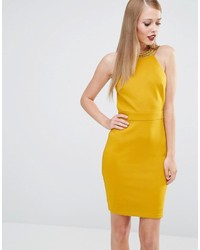 gelbes figurbetontes Kleid von TFNC