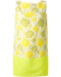 gelbes gerade geschnittenes Kleid aus Spitze von Giambattista Valli