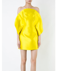 gelbes gerade geschnittenes Kleid von Isabel Sanchis