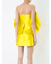 gelbes gerade geschnittenes Kleid von Isabel Sanchis