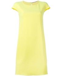 gelbes gerade geschnittenes Kleid von Ermanno Scervino