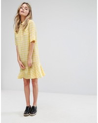 gelbes Kleid mit Vichy-Muster von Paul Smith