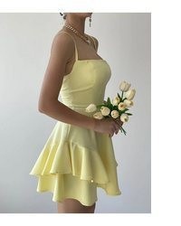 gelbes Kleid von WOMAN VISION