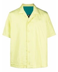 gelbes Kurzarmhemd von Bottega Veneta