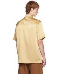 gelbes Kurzarmhemd von Nanushka