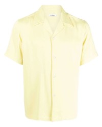 gelbes Kurzarmhemd von Sandro