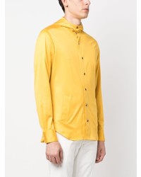 gelbes Langarmhemd von Kiton