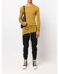 gelbes Langarmshirt von Rick Owens