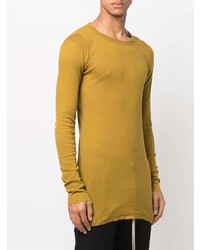 gelbes Langarmshirt von Rick Owens