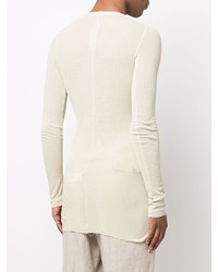 gelbes Langarmshirt von Rick Owens