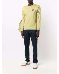 gelbes Langarmshirt von Stone Island