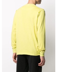 gelbes Langarmshirt von Stone Island