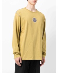 gelbes Langarmshirt von Stone Island