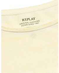 gelbes Langarmshirt von Replay