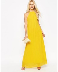 gelbes Maxikleid von Asos